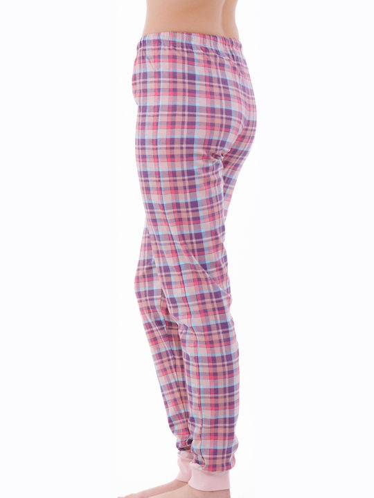 MEI Winter Damen Pyjama-Hose Rosa MEI Winter Damen Pyjama-Hose Rosa
