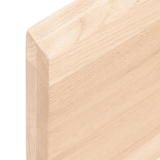 vidaXL Countertop without Sink L100xW60xH4cm Raw solid wood