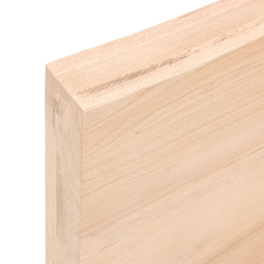 vidaXL Countertop without Sink L100xW60xH6cm Raw solid wood