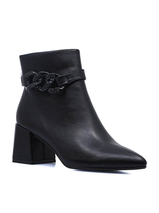 Seven Damen Knöchelstiefel Schwarz