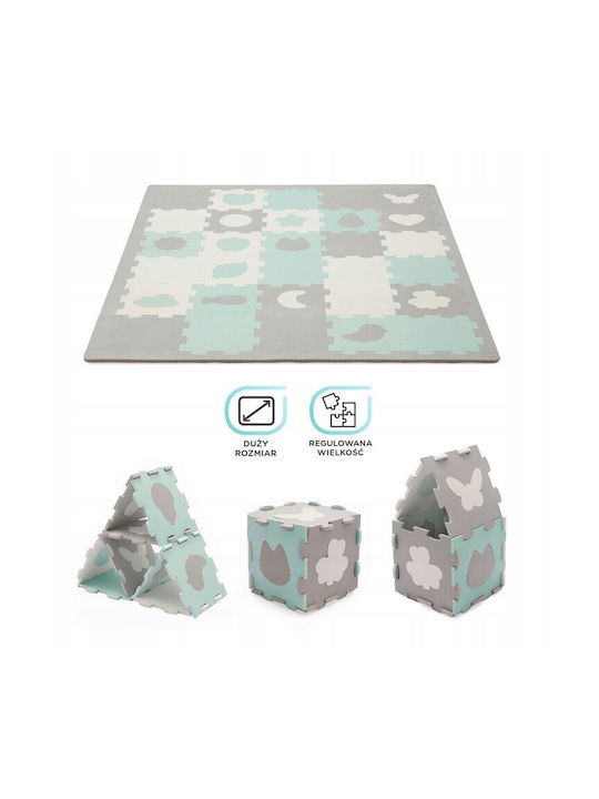 Kinderkraft Kids Floor Puzzle Luno Mint 30 Pieces
