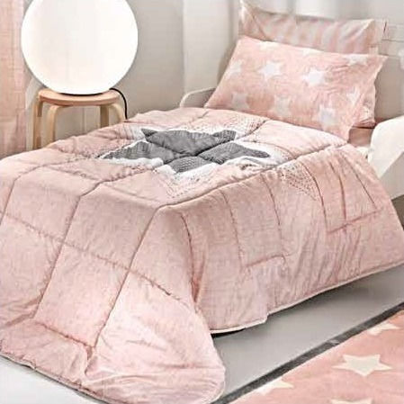 Saint Clair Prineo Παιδική Παπλωματοθήκη Μονή Pink 160x220εκ.