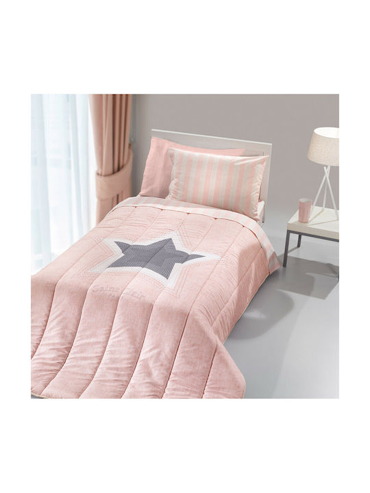 Saint Clair Prineo Kids Duvet Cover Single Pink 160x220cm