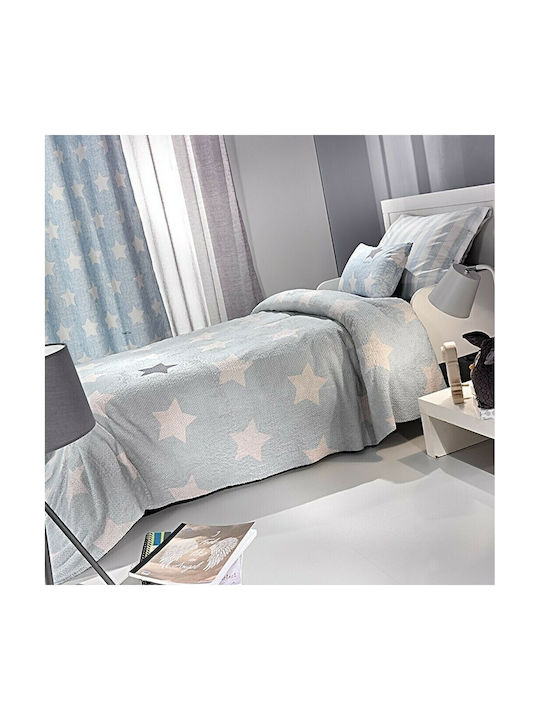 Saint Clair Kids Quilt Single Pirineo Ultra Soft Blue 160x220cm