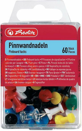 Herlitz 60 Push Pins 8770406