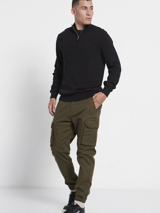 Trousers Cargo in Regular Fit Khaki