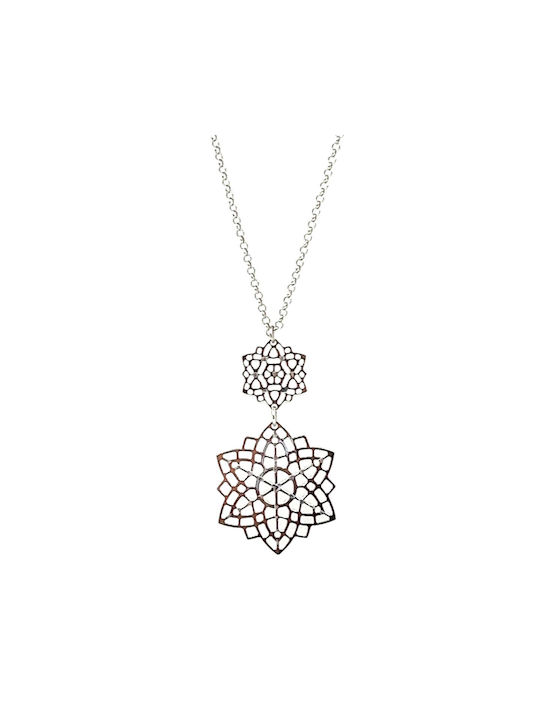 CHrysolithos Necklace Geometric from Silver