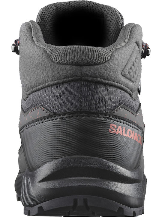 Kids Hiking Boots Waterproof Gray