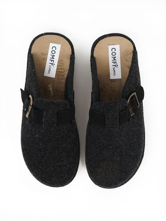 Comfy Anatomic Men's Slipper Black