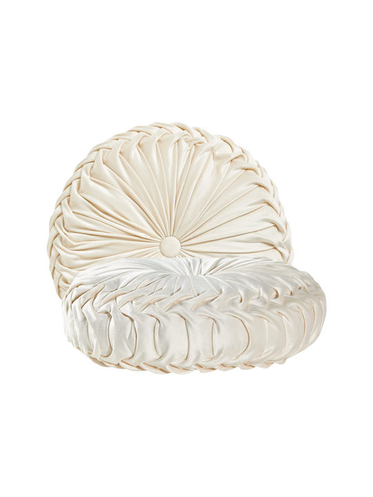 Das Home Sofa Cushion 0243 Velvet Ivory 40x40cm