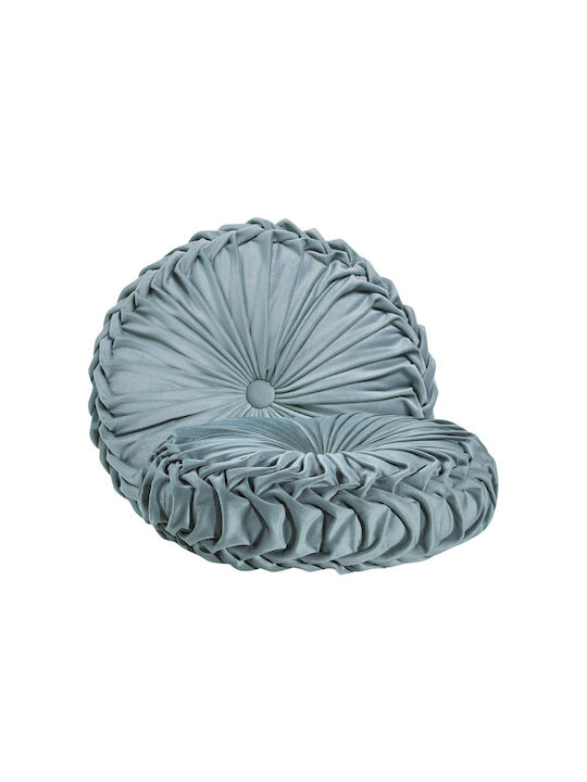 Das Home Sofa Cushion 0248 In Blue Velvet 40x40cm