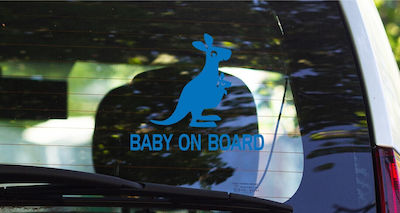 UrbanStickers Baby on Board Car Sign Sticker