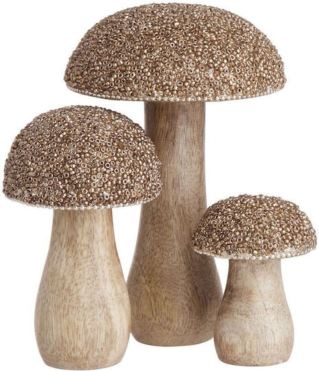 Butlers Dekoratives Pilz aus Hölzernes 1Stück