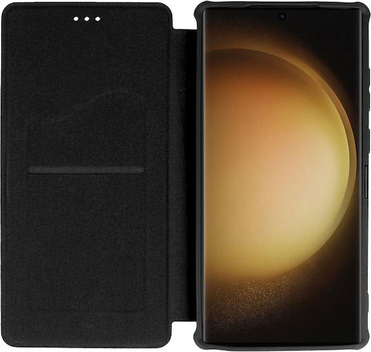 Powertech Razor Leather Back Cover Δερμάτινο Μαύρο (Galaxy S23+)