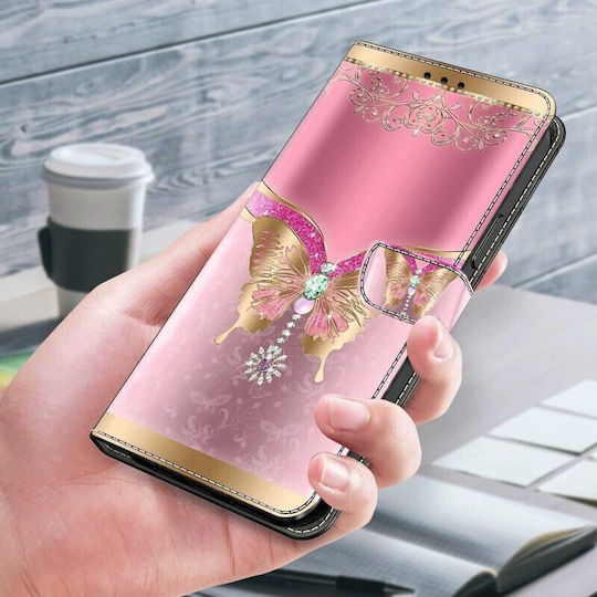 Crystal 3d Brieftasche Rosa (Google Pixel 7 Pro)