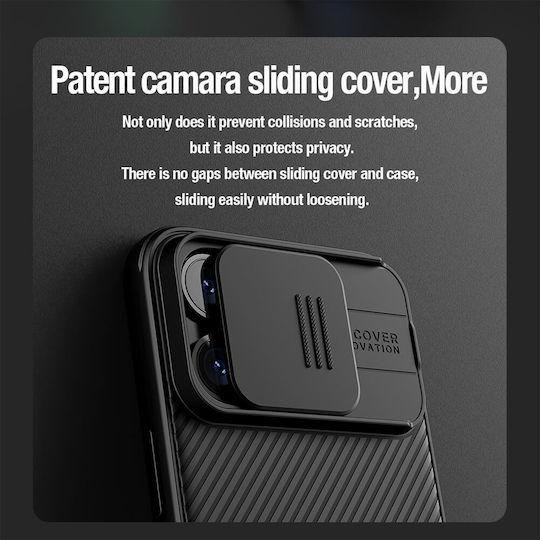 Nillkin Camshield Pro Back Cover Πλαστικό Μαύρο (iPhone 15 Pro)