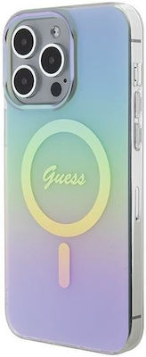 Guess Plastic Back Cover Turquoise (iPhone 15 Pro Max)