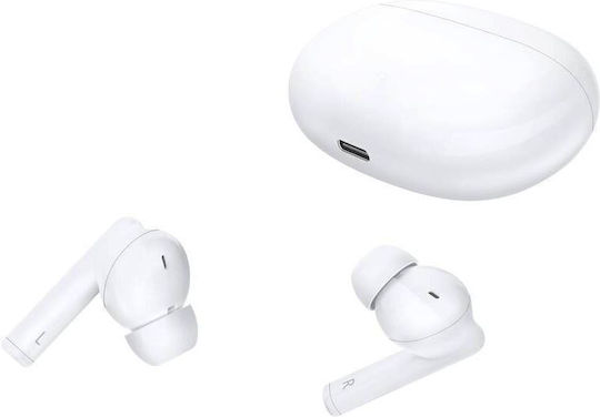 Honor Choice X5 In-Ear Bluetooth-Freisprecheinrichtung Kopfhörer mit Schweißresistenz und Ladeetui Weiß