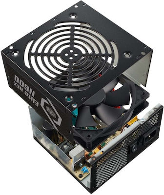 CoolerMaster Elite Nex 600 600W Black Computer Power Supply Full Wired 80 Plus Standard