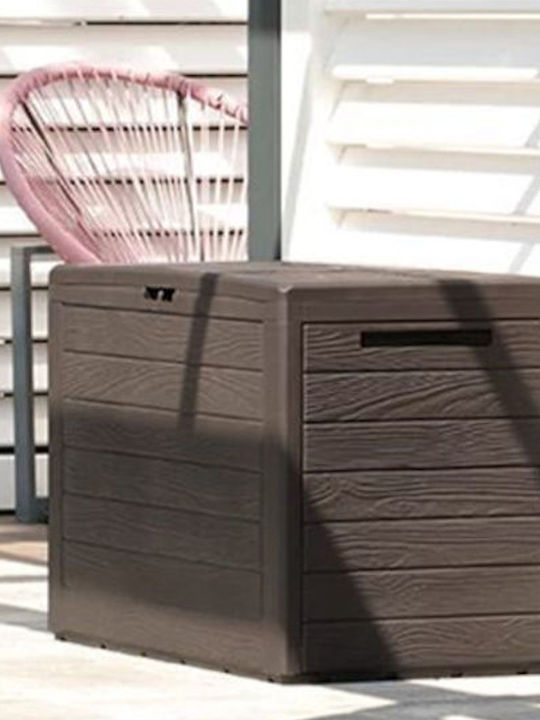 Μπαоуло Аутдор Сторидж Бокс Garden Box Пластмаса 190лт Въглени М78xП43.2xУ55бр