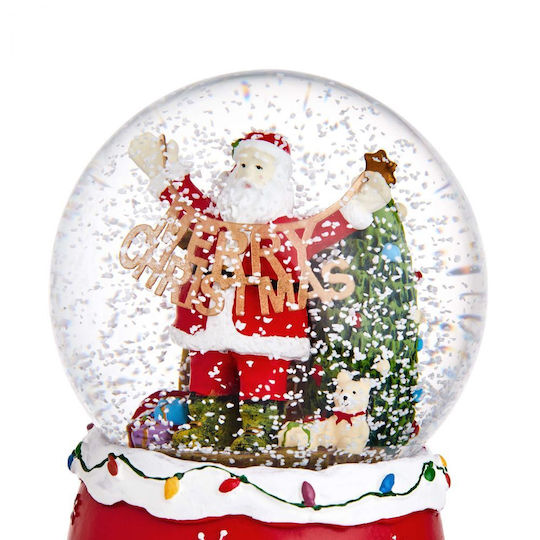 Christmas Snowball with Balls 10x10x10cm