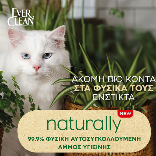 Ever Clean Naturally Plant-Based Cat Litter Unscented 10lt