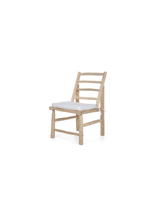 Dining Room Chair Natural-White 50x65x94cm