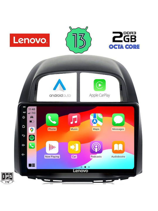 Lenovo Ηχοσύστημα Αυτοκινήτου για Daihatsu Sirion 2006-2012 (Bluetooth/USB/WiFi/GPS/Apple-Carplay/Android-Auto) με Οθόνη Αφής 10"