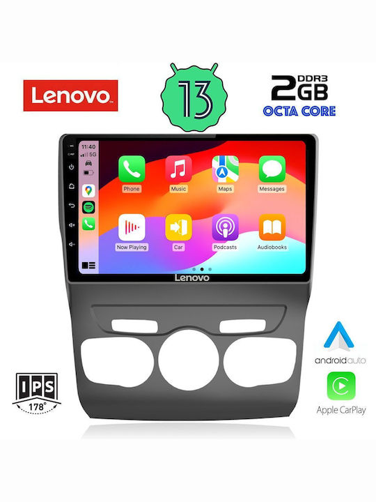 Lenovo Ηχοσύστημα Αυτοκινήτου για Citroen C4 2011-2018 (Bluetooth/USB/WiFi/GPS/Apple-Carplay/Android-Auto) με Οθόνη Αφής 10"