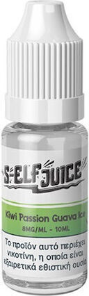 S-elf Juice Έτοιμο Υγρό Αναπλήρωσης Kiwi Passion Guava Ice 8mg 10ml