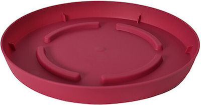 Plastona City 30 Round Plate Pot Rose Pink 30x30cm