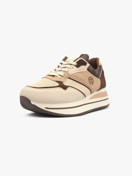 Joya Damen Sneakers Beige