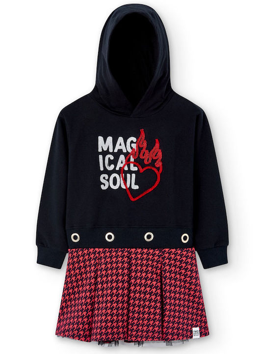 Kinderkleid Langärmelig Schwarz