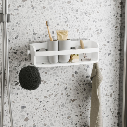 Umbra Επιτοίχια Ραφιέρα Μπάνιου Μεταλλική 33x12x9cm Μπλε