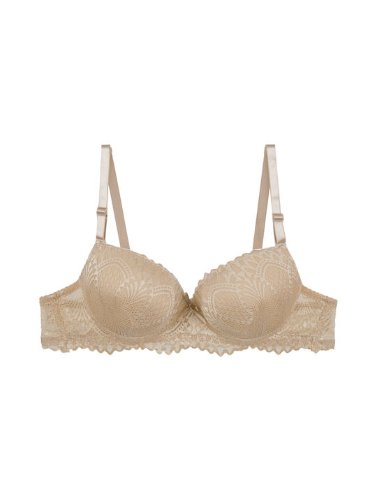 Bonito Push Up Bra Underwire Beige