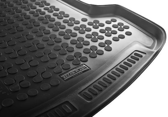 Sahler Trunk Mats Tray Type 1pcs from Rubber for Fiat Panda Black