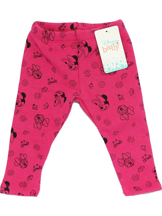 Kinder Leggings Lang Fuchsie Minnie Mouse