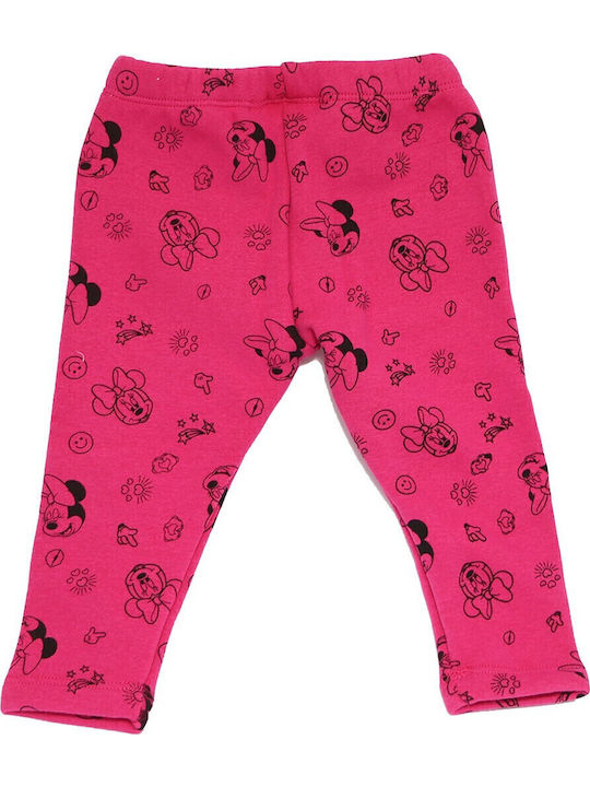 Kinder Leggings Lang Fuchsie Minnie Mouse
