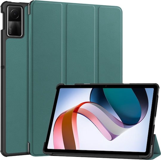 Цвят Зелен Трислоен Флип Капак Калъф (Redmi Pad SE)