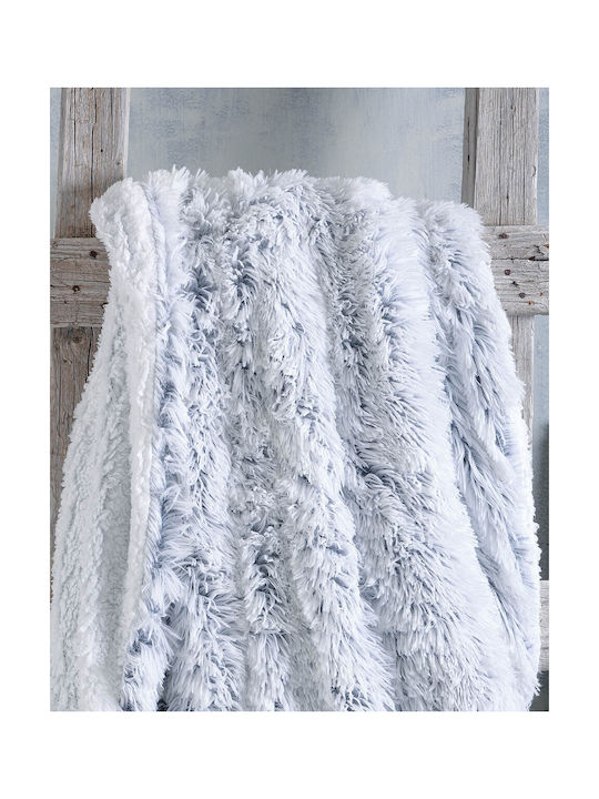 Rythmos Παιδικό Κουβερτοπάπλωμα Μονό Krystal Sherpa Γκρι 160x220εκ.