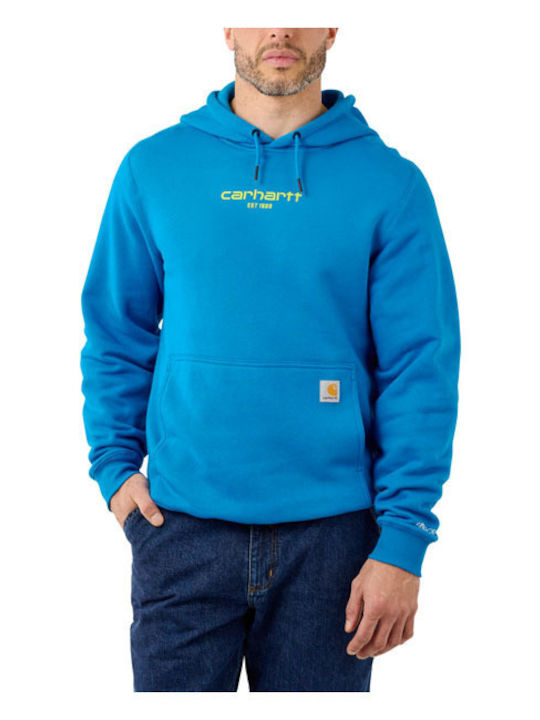 Carhartt Men's Sweatshirt with Hood Navy Blue