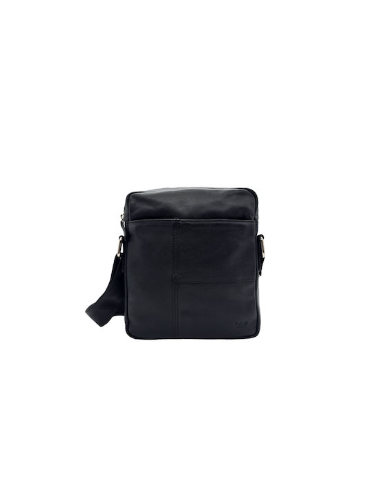Lavor Leather Men's Bag Shoulder / Crossbody Black