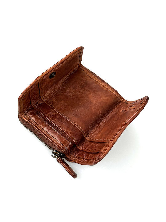 Forest Small Leather Women's Wallet Tabac Brown