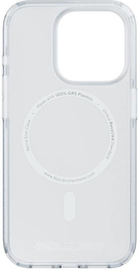 Njord Slim Back Cover Πλαστικό 2mm Διάφανο (iPhone 15 Pro)