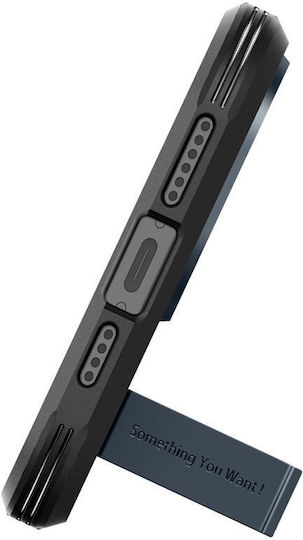 Spigen Tough Armor MagFit Back Cover Plastic Metal Slate (iPhone 15 Pro Max)