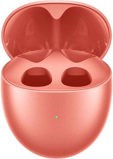 Huawei FreeBuds 5 Bluetooth Handsfree Earphones with Sweat Resistance and Charging Case Coral Orange