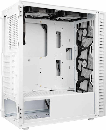 Kolink Observatory HF Glass ARGB Gaming Midi Tower Κουτί Υπολογιστή με Πλαϊνό Παράθυρο Λευκό