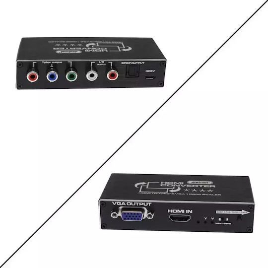 Andowl Q-HD420 HDMI Female to RCA VGA Female Converter 1 Piece