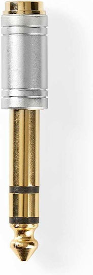 Nedis Convertor 6.3mm masculin în 3.5mm feminin Auriu 1buc (CAGC23930ME)