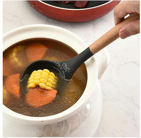 Σετ Kochutensilien mit Ständer 12Stück Braun